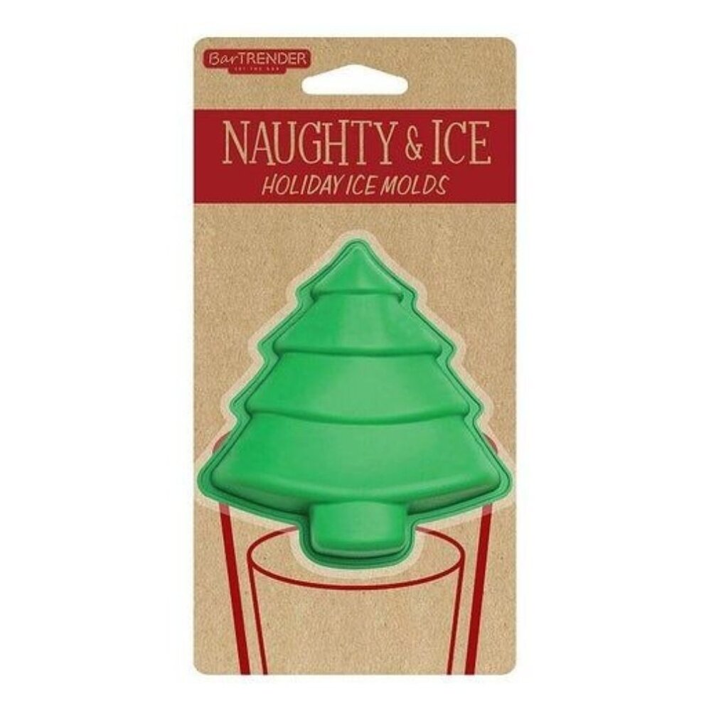 Naughty & Ice Christmas Tree Holiday Ice Mold